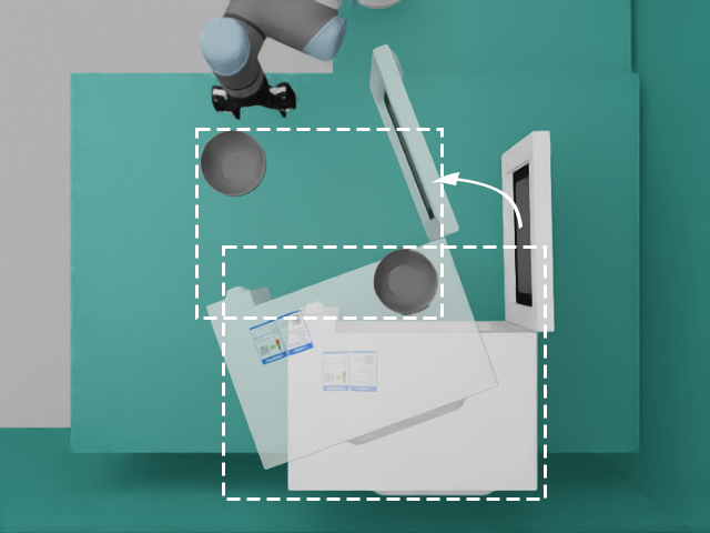 Kitchen task randomization (sim)